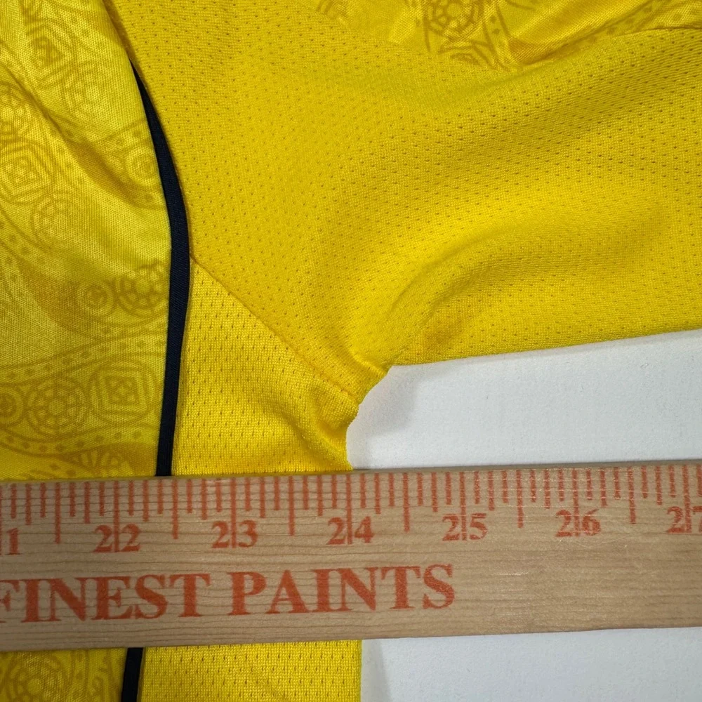 Al Nassr Ronaldo 7 Jersey Mens 3XL Adidas Slim Fit Home Kit Yellow NEW